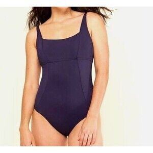 Andie Swim The Havana One Piece Size Large Navy NWT